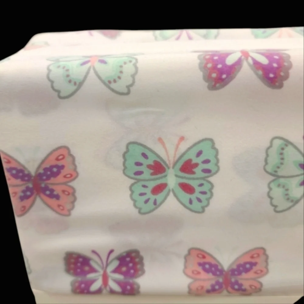 4pc Butterfly King Bed Sheet Set Decor New